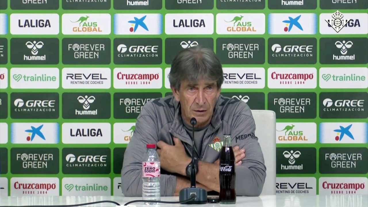 Rueda de Prensa de Manuel Pellegrini antes del Atlético de Madrid- #RealBetis