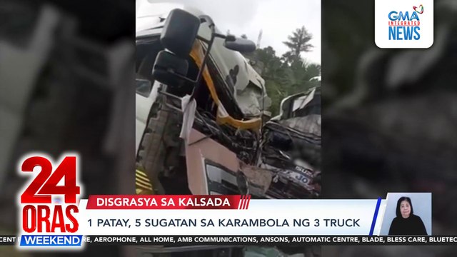 24 Oras Weekend: (Part 3) Karambola ng 3 truck; PMA Siklab Laya graduation; New acting genre ni Charlie Fleming; atbp.