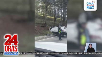 SUV, tumaob; nagdulot ng pagbigat ng trapiko | 24 Oras Weekend