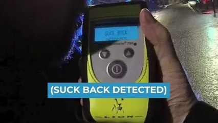 Suspected Drink Driver Arrested After Breathalyzer Shows 'Suck Back' 🚓