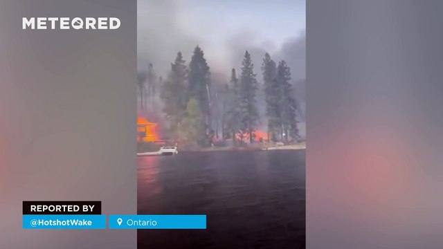 Devastating wildfires in Ontario and Manitoba, Canada! Thousands of hectares have already burned, and mass evacuations are underway
