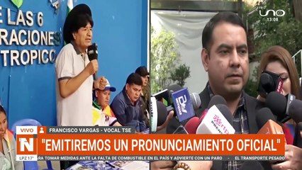 TSE SE PRONUNCIA ANTE FALLO TCP