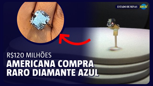 Raro diamante é leiloado por R$ 120 milhões em Genebra