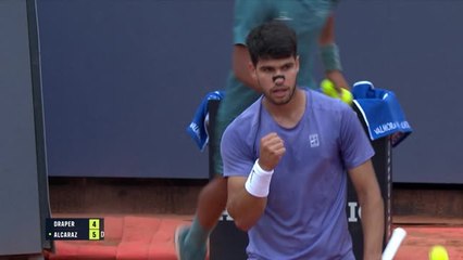 Rome - Alcaraz domine Draper