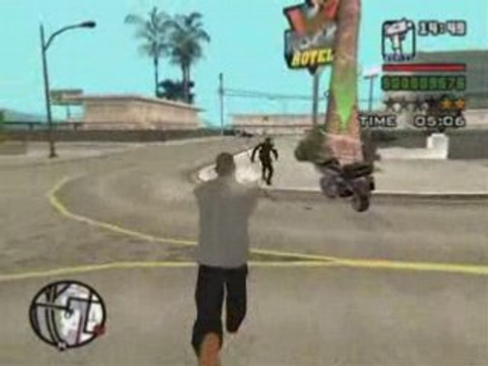 GTA: San Andreas CUTSCENE [091] Cop Wheels