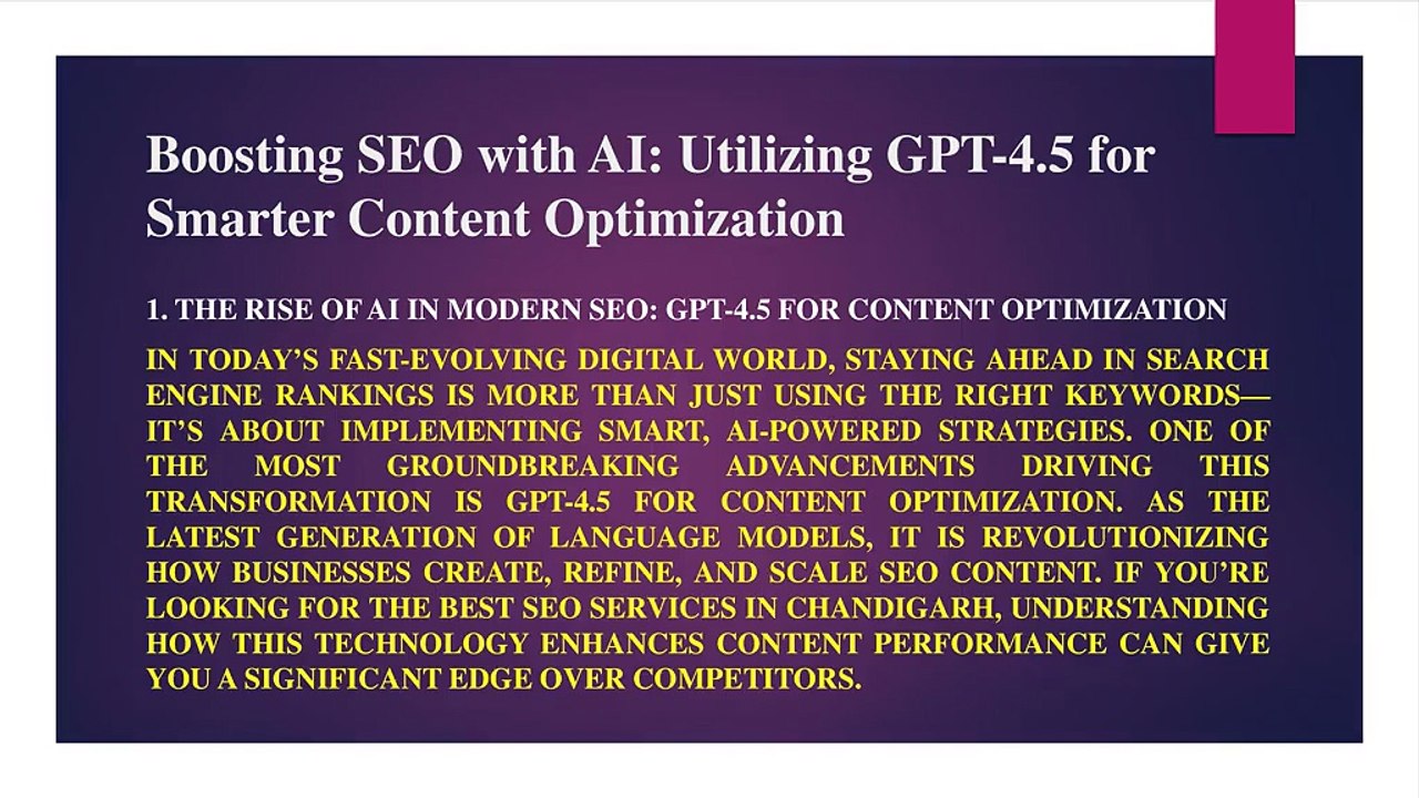 Boosting SEO with AI: Utilizing GPT-4.5 for Smarter Content Optimization