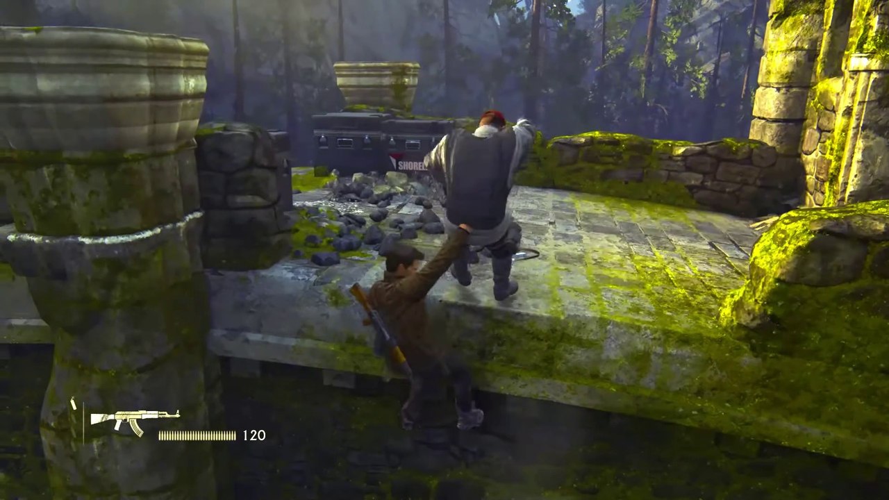 UnCharted4 Stealth Hard Mode - Bridge PC Fight #gaming#pcgaming#uncharted4#gameplay