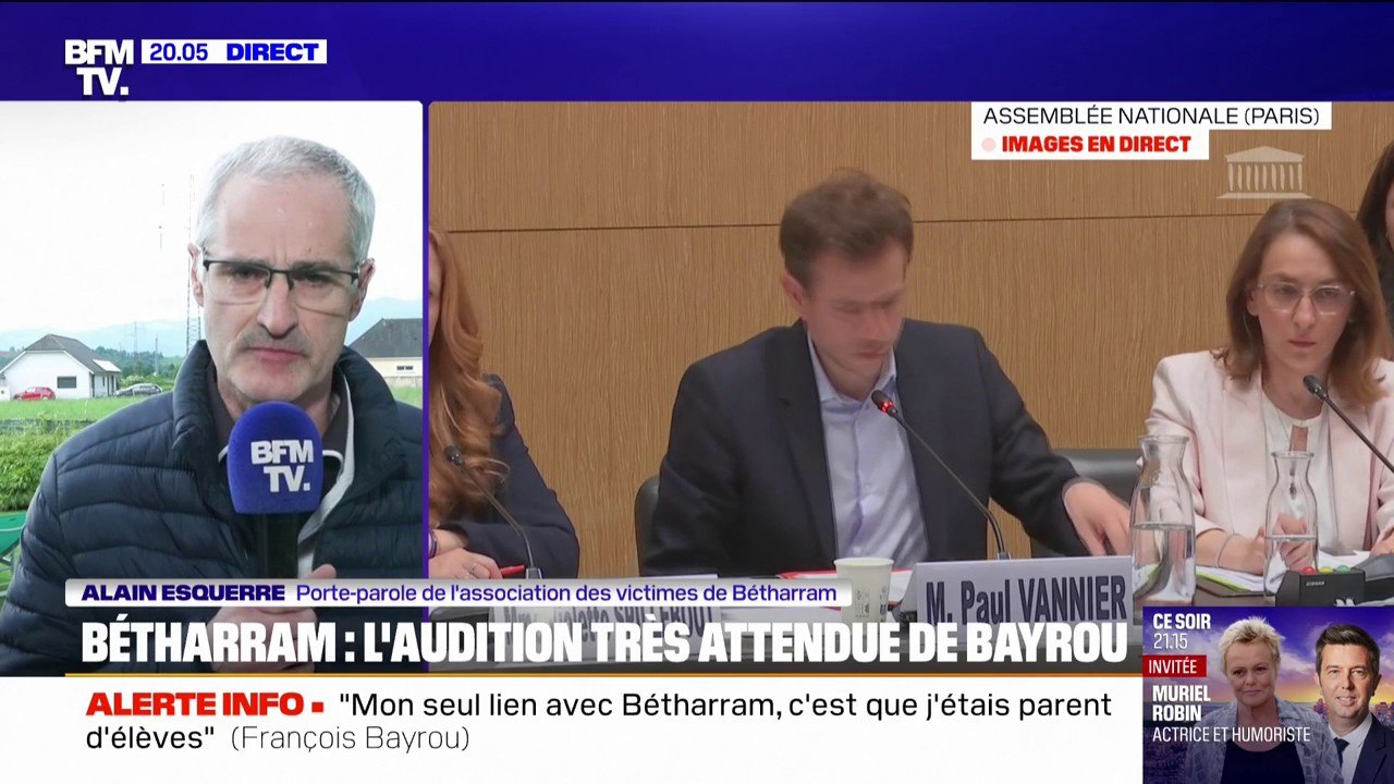 Commission d'enquête: "Je rappelle que ce n'est pas François Bayrou qui nous a agressé à Betharram", déclare Alain Esquerre, porte-parole des victimes de l'établissement