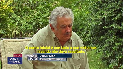 Relembre o Canal Livre com Pepe Mujica, ex-presidente do Uruguai