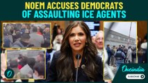 ICE Facility Scuffle: Kristi Noem Accuses Democrat Lawmakers of Assaulting Agents |Threatens ARRESTS