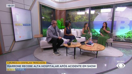 Marrone relata perda de memória após sofrer queda em show: 'Não lembro de nada'