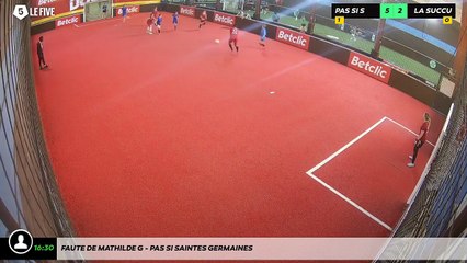 Faute de Mathilde G - Pas Si Saintes Germaines