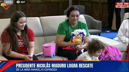 Maduro agradece a Trump por retorno a Venezuela de niña separada de sus padres