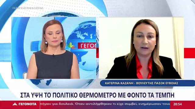 Η Βουλευτής Εύβοιας με το ΠΑΣΟΚ - ΚΙΝΑΛ, Κατερίνα Καζάνη στο STAR