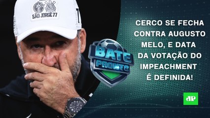 Augusto Melo com os DIAS CONTADOS?; DRAMA do Flamengo na Liberta; SPFC pode AVANÇAR | BATE-PRONTO
