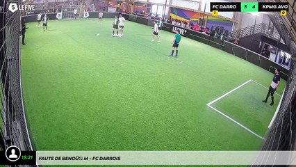 Faute de Benoît M - Fc Darrois