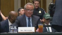 Chaos erupts: RFK Jr. leaps from seat during protest at Senate hearing