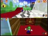 Super Mario 64 Splitscreen Multiplayer online multiplayer - n64