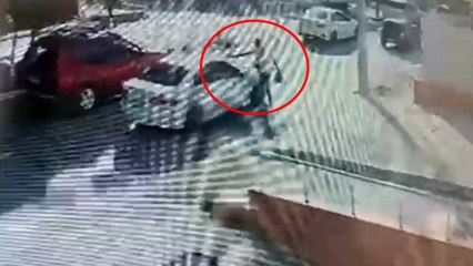 VIDEO | Momento exacto en el que un sicario le disparó a un hombre en Barranquilla