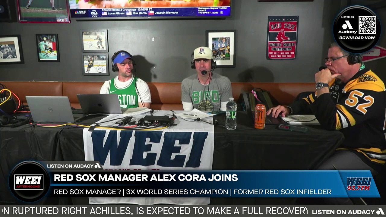 Alex Cora joins WEEI Afternoons