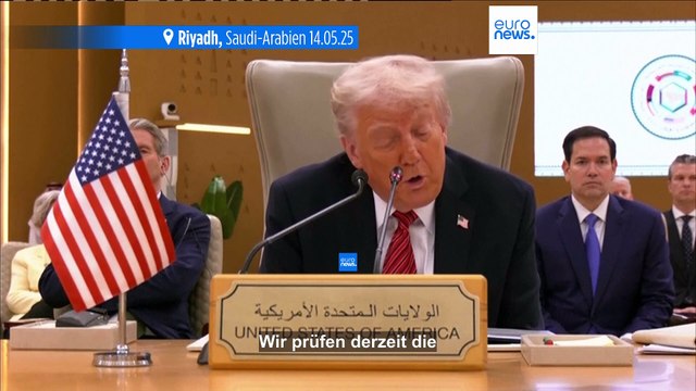 Trump trifft sich mit Syriens Präsident und hebt Sanktionen auf