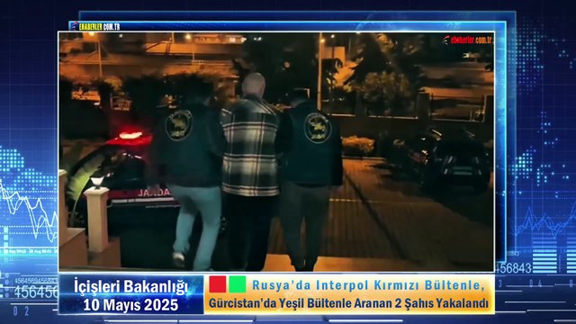🟥🟩 Rusya’da Interpol Kırmızı Bültenle, Gürcistan’da Yeşil Bültenle Aranan 2 Şahıs Yakalandı
