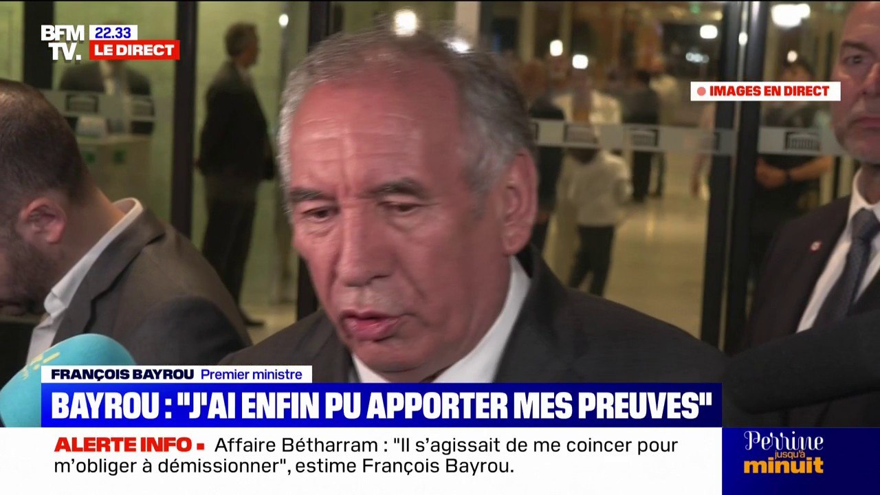 Affaire Bétharram: face aux accusations François Bayrou affirme qu'il a pu "montrer que c'était faux avec des faits et des preuves"