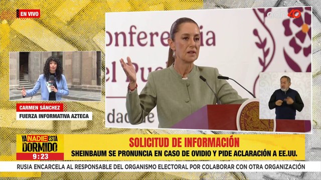 Claudia Sheinbaum solicitó información sobre el ingreso de los familiares de Ovidio Guzmán a EE.UU.