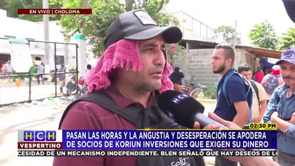 ¡Nadie entra, nadie sale! Socios de Koriun mantienen toma de carretera en Choloma