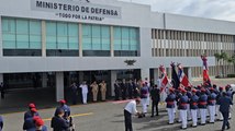 Rinden honores militares al presidente Luis Abinader y a los exmandatarios Hipólito Mejía, Leonel Fernández y Danilo Medina