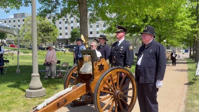 Somber service in St. Paul Wednesday honoring the lives of 33 fallen police officers