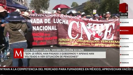 Entrevista a Luis Alberto López, vocero de la sección 22 CNTE