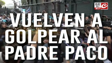 Brutal: nuevos ataques de la policía a los jubilados