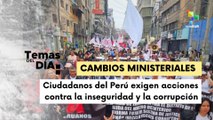 Avanza el paro nacional contra el crimen organizado en Perú