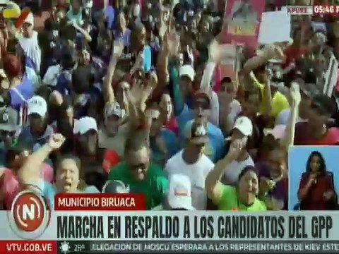 Apure | Pueblo de Biruaca sale a las calles en apoyo a los candidatos del GPPSB