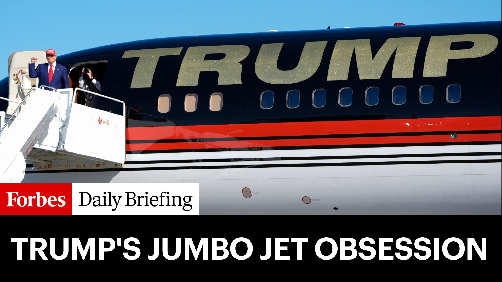 Donald Trump’s Longstanding Fascination with Jumbo Jets Over the Years