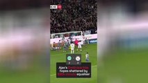 Ajax's Eredivisie title hopes shattered by 99th-minute equaliser
