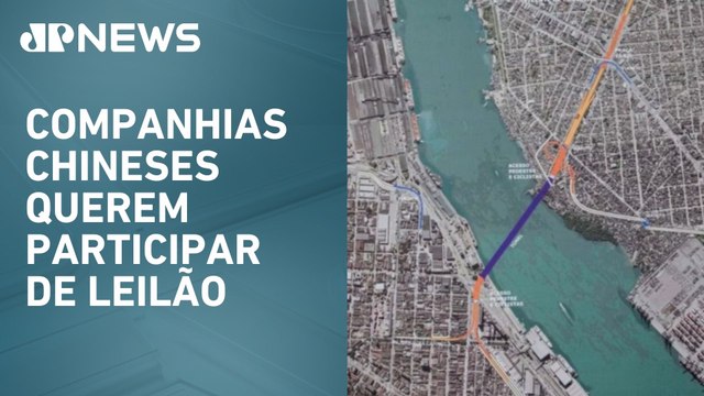 Túnel Santos-Guarujá: chineses têm interesse em construção da estrutura no litoral de SP