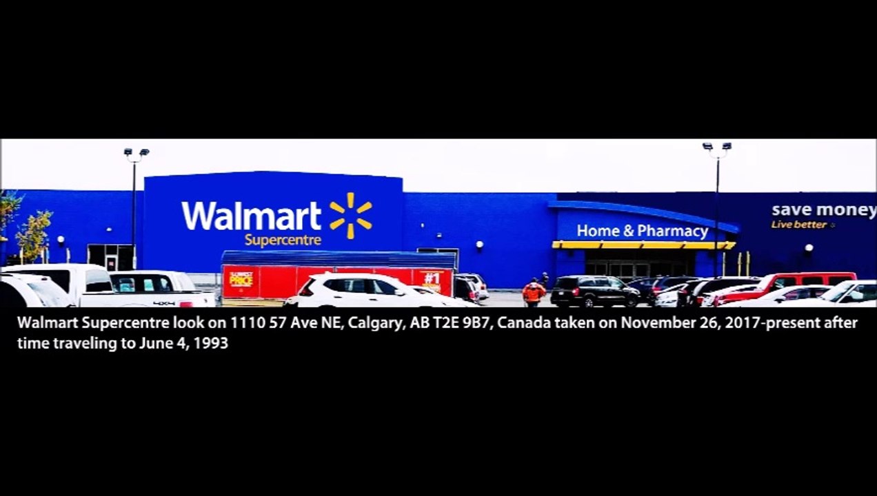 how Walmart Supercentre will look like on 1110 57 Ave NE, Calgary, AB T2E 9B7, Canada when time travel gets invented