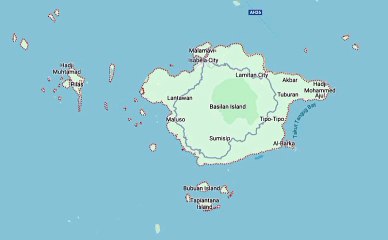 Map of Basilan Province. Peta Provinsi Basilan. Basilan Province Map. Map of Province of Basilan. Province of Basilan Map. Mapa ng Lalawigan ng Basilan. Mapa ng Basilan. Peta Basilan. Carte de la province de Basilan. Carte de Basilan. Mapa de Basilan