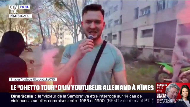 Le Ghetto Tour d'un youtubeur allemand cartonne et inquiète les habitants de Nîmes