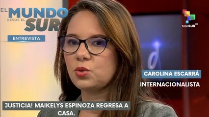 Carolina Escarrá. Politóloga e internacionalista EL MUNDO DESDE EL SUR 14-05-2025