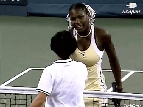 Serena Williams vs Kimberly Po 1999 US Open R1 Highlights