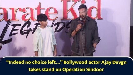 “Indeed no choice left…” Bollywood actor Ajay Devgn takes stand on Operation Sindoor