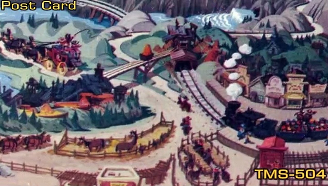 Rainbow Mountain Stage Coach--Disneyland History--TMS-504