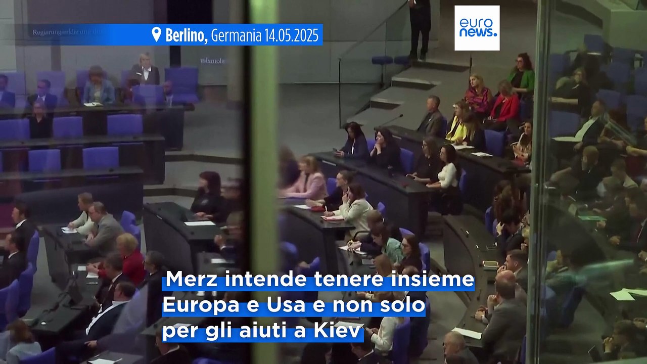 Germania, le promesse di Merz al Bundestag nel suo primo discorso: sostegno all'Ucraina e tornare a essere la locomotiva d'Europa