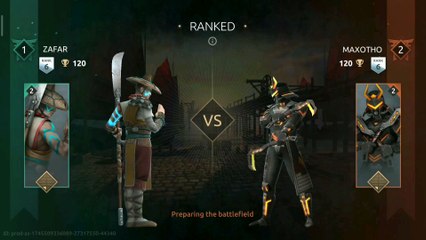 shadow fighter 4 arena shang vs maxotho.