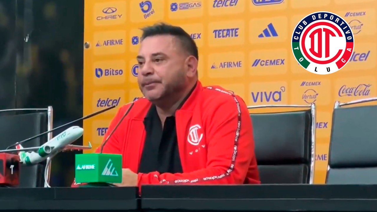 Turco Mohamed satisfecho con el empate de Toluca ante Tigres de visitante: "Hicimos un gran partido"