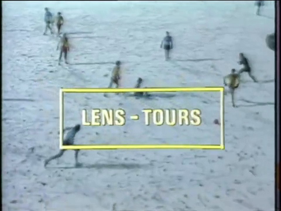 LENS -  TOURS  - 1981 - SAISON 1981/1982 -