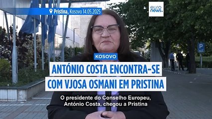António Costa apela ao Kosovo para que cumpra os compromissos assumidos com a UE